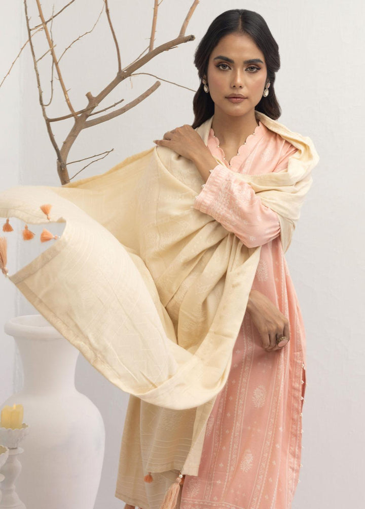 Lakhany Printed Pashmina Suits Unstitched 3 Piece LSM23PS LG-AA-0023-A - Winter Collection