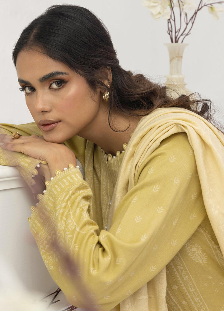 Lakhany Printed Pashmina Suits Unstitched 3 Piece LSM23PS LG-AA-0023-B - Winter Collection