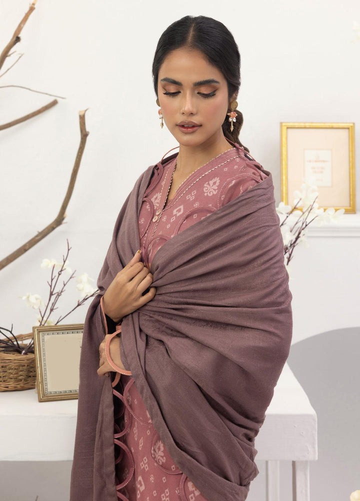 Lakhany Printed Pashmina Suits Unstitched 3 Piece LSM23PS LG-ZH-0071-A - Winter Collection