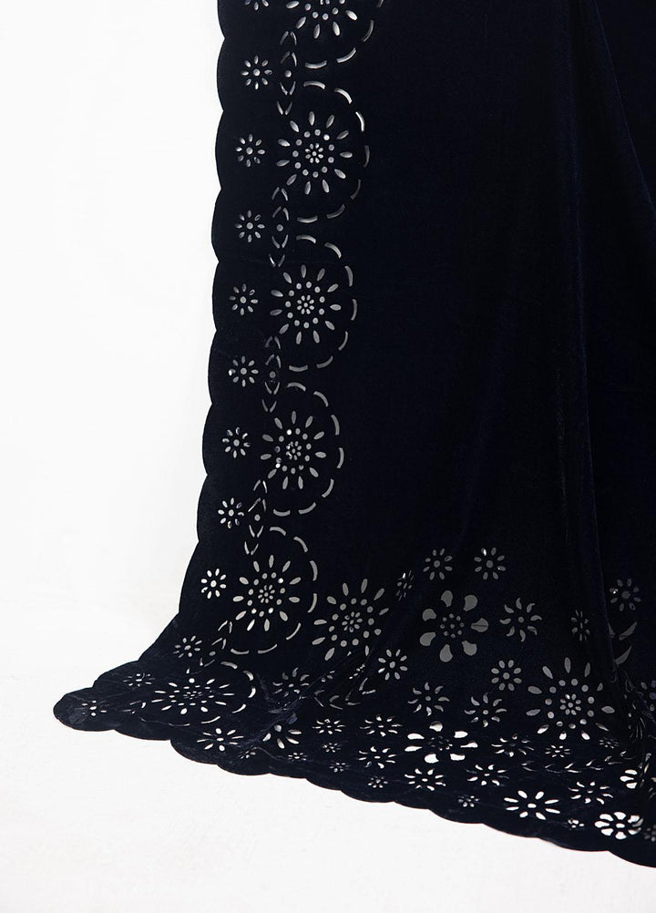 Lakhany Embroidered Velvet  Shawls LSM-2947 SHAWL (NB) - Luxury Velvet Shawls