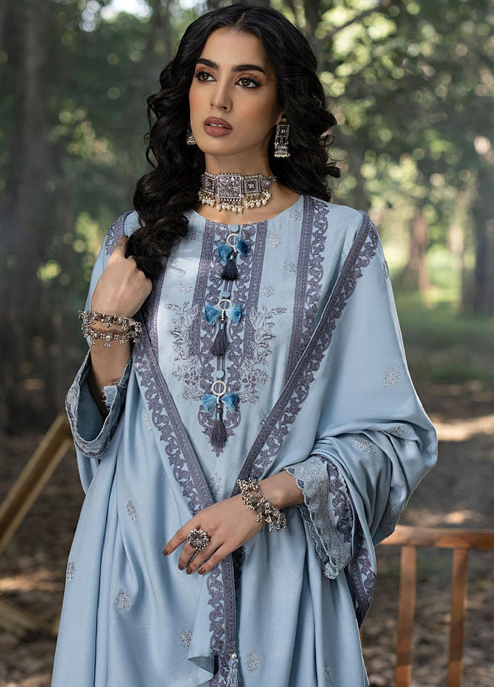 Lakhany Embroidered Cashmere Wool Suits Unstitched 3 Piece LSM23WE LG-IZ-0006 - Winter Collection
