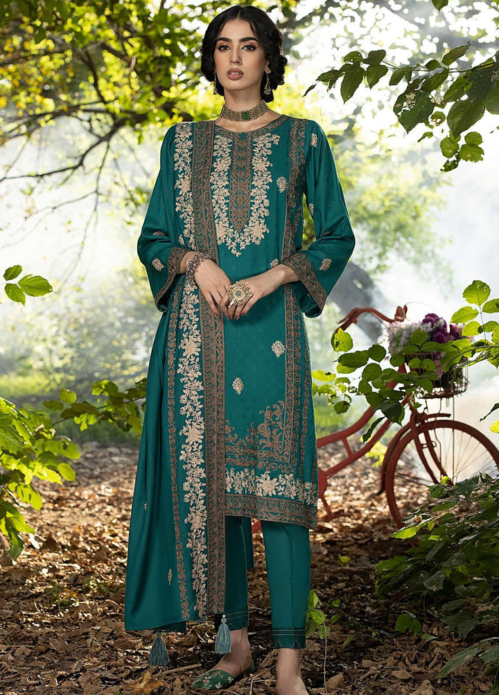 Lakhany Embroidered Cashmere Wool Suits Unstitched 3 Piece LSM23WE LG-IZ-0007 - Winter Collection