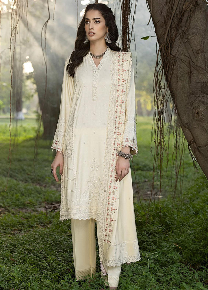 Lakhany Embroidered Cashmere Wool Suits Unstitched 3 Piece LSM23WE LG-IZ-0046 - Winter Collection
