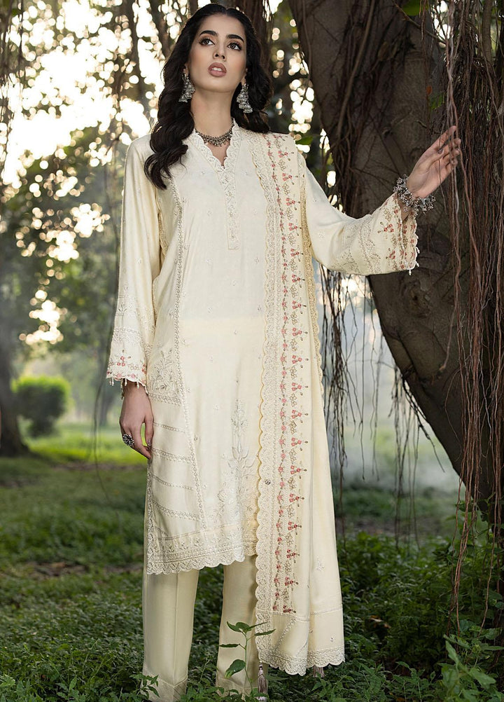 Lakhany Embroidered Cashmere Wool Suits Unstitched 3 Piece LSM23WE LG-IZ-0046 - Winter Collection