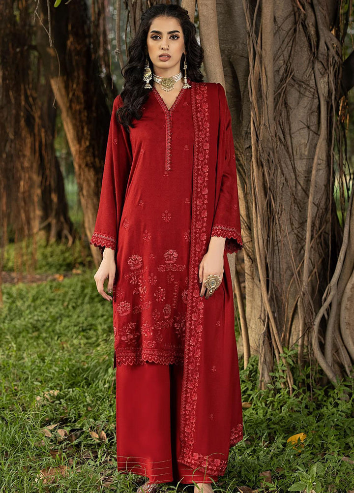 Lakhany Embroidered Cashmere Wool Suits Unstitched 3 Piece LSM23WE LG-IZ-0049 - Winter Collection