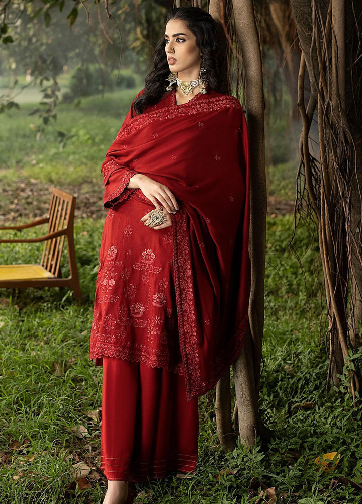 Lakhany Embroidered Cashmere Wool Suits Unstitched 3 Piece LSM23WE LG-IZ-0049 - Winter Collection