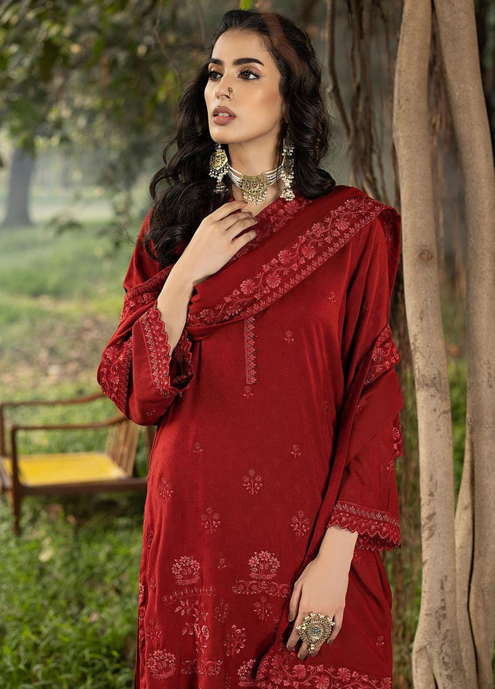 Lakhany Embroidered Cashmere Wool Suits Unstitched 3 Piece LSM23WE LG-IZ-0049 - Winter Collection