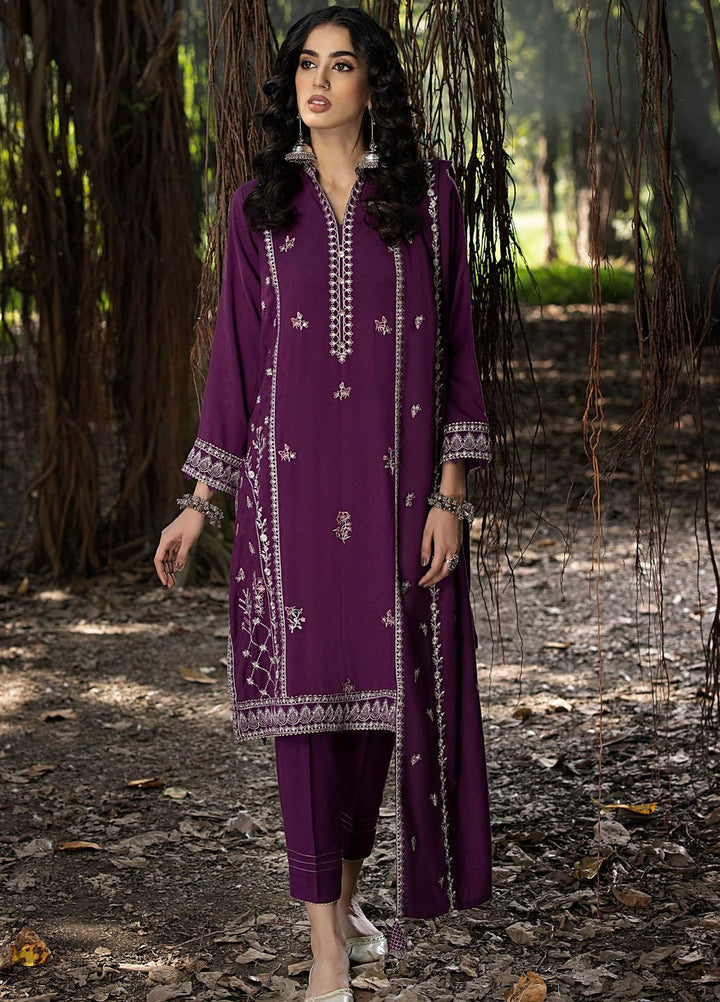 Lakhany Embroidered Cashmere Wool Suits Unstitched 3 Piece LSM23WE LG-IZ-0050 - Winter Collection