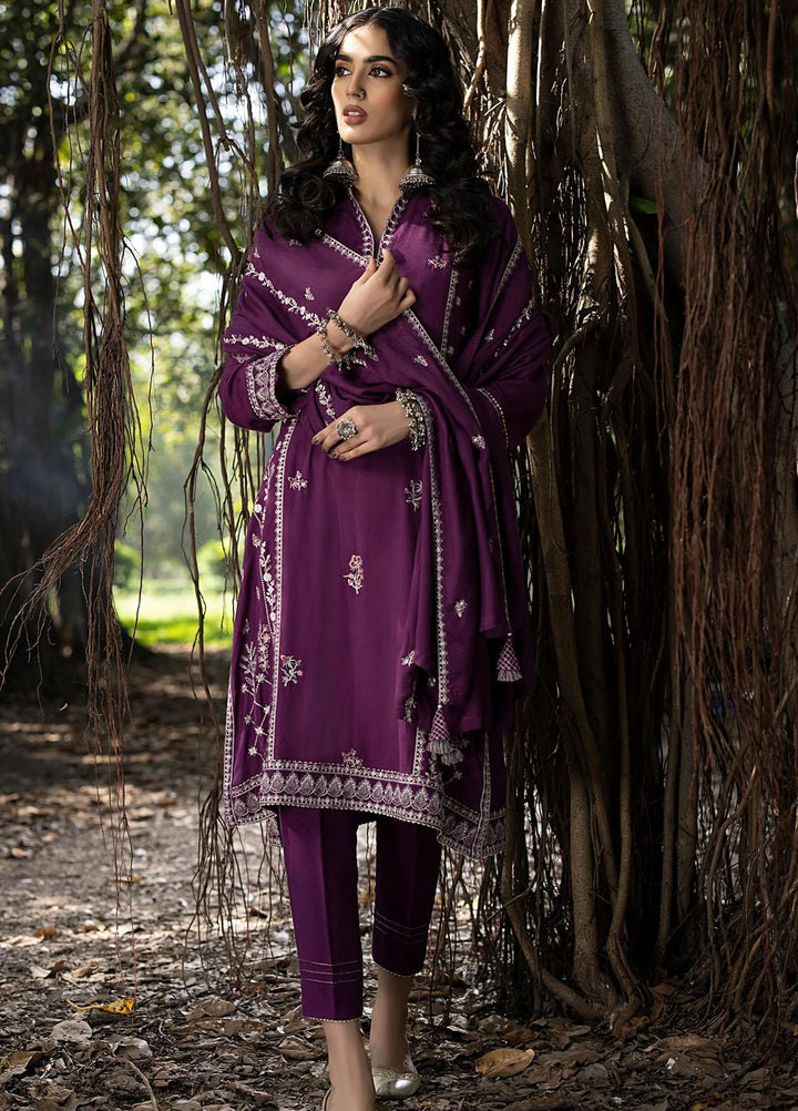 Lakhany Embroidered Cashmere Wool Suits Unstitched 3 Piece LSM23WE LG-IZ-0050 - Winter Collection