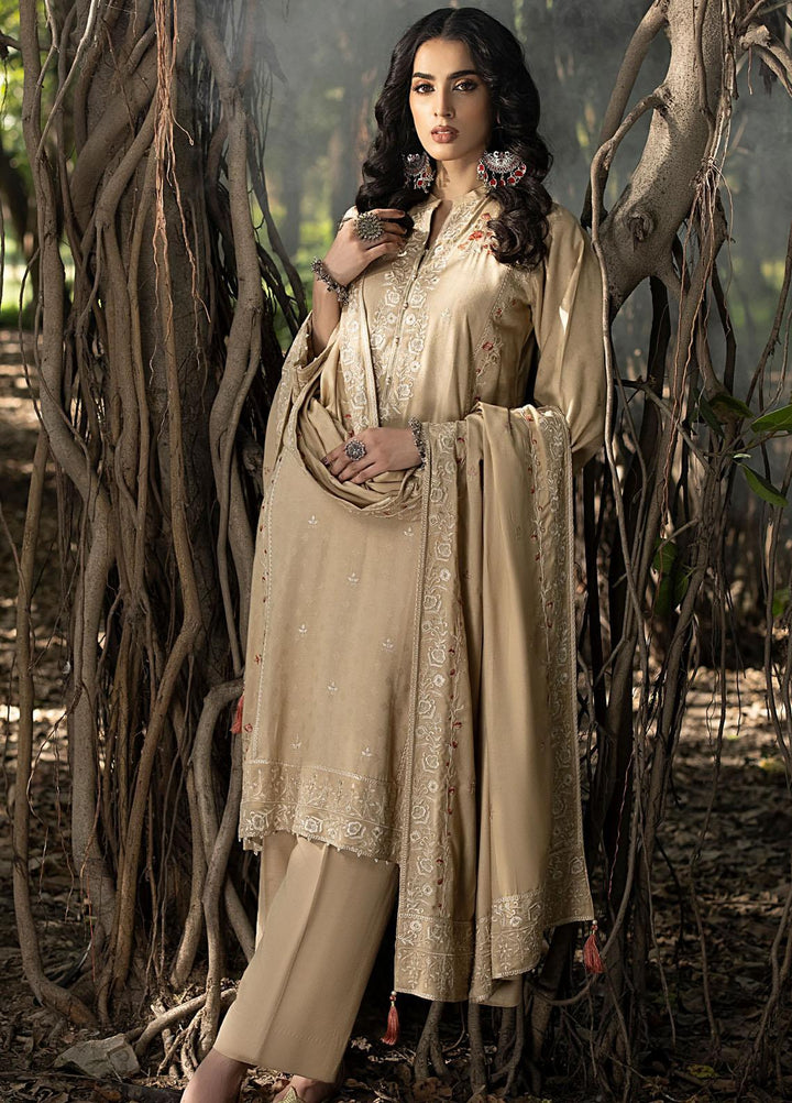 Lakhany Embroidered Cashmere Wool Suits Unstitched 3 Piece LSM23WE LG-IZ-0052 - Winter Collection