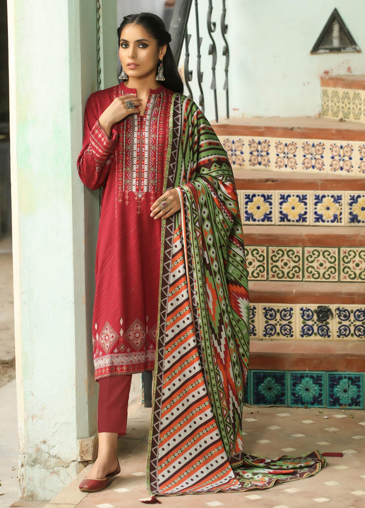 Lakhany Embroidered Karandi Suits Unstitched 3 Piece LSM22WE WEC-SA-0133 - Winter Collection