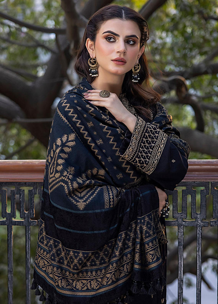 Lakhany Embroidered Slub Suits Unstitched 3 Piece LSM23WS LG-AM-0029 - Winter Collection