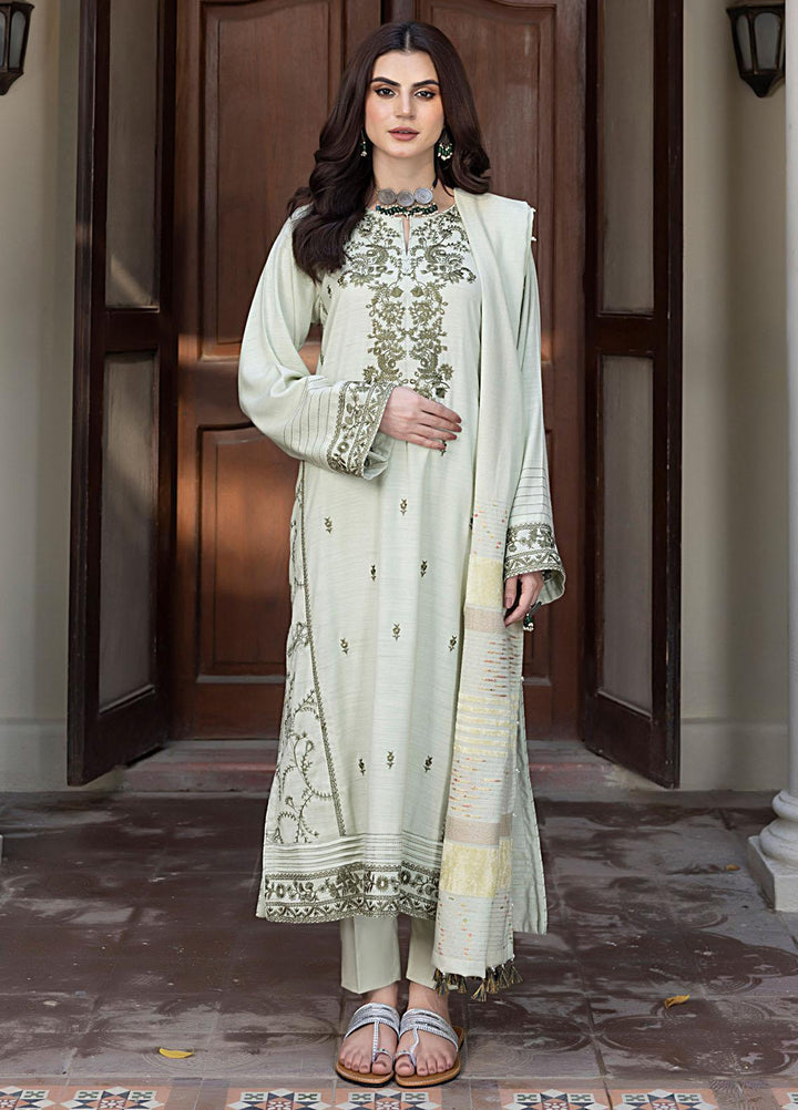 Lakhany Embroidered Slub Suits Unstitched 3 Piece LSM23WS LG-RM-0045 - Winter Collection