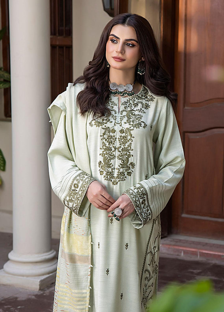 Lakhany Embroidered Slub Suits Unstitched 3 Piece LSM23WS LG-RM-0045 - Winter Collection