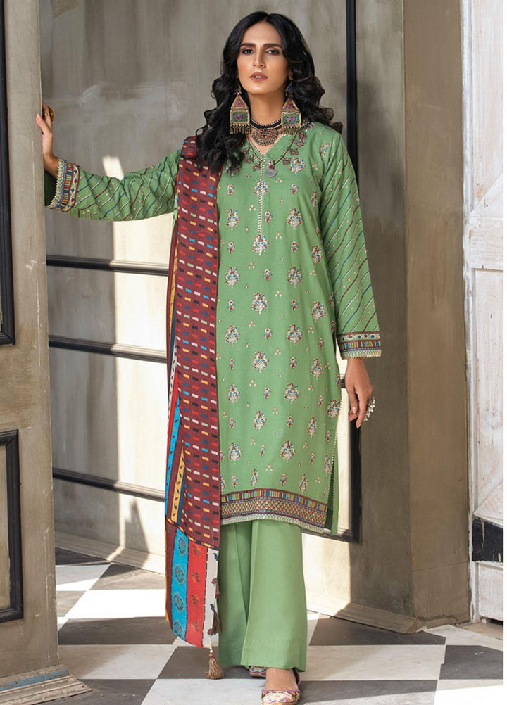 Lakhany Embroidered Karandi Suits Unstitched 3 Piece LSM21WU-2 WKC-7021 - Winter Collection