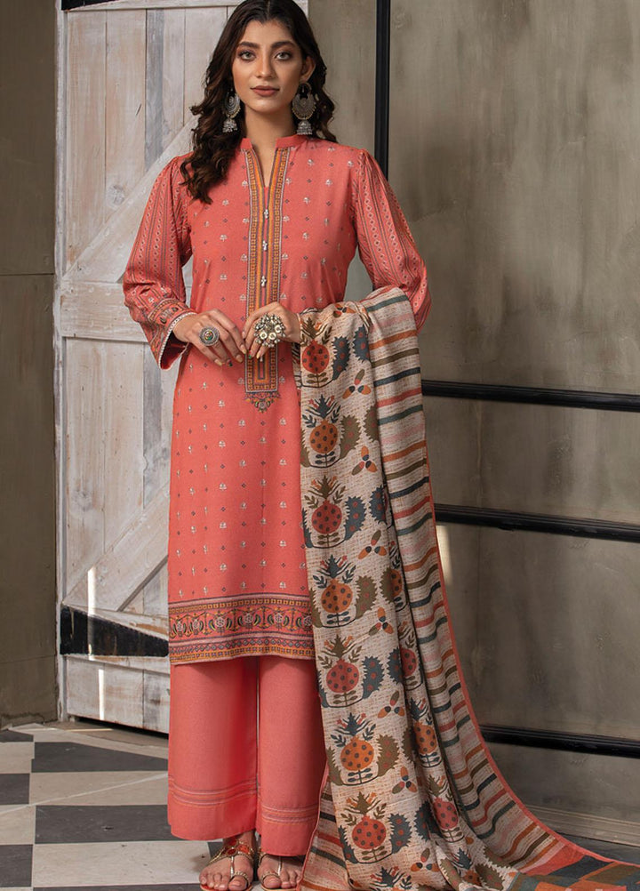 Lakhany Embroidered Karandi Suits Unstitched 3 Piece LSM21WU-2 WKC-7023 - Winter Collection