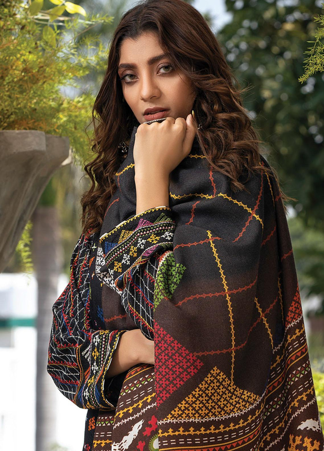 Lakhany Embroidered Karandi Suits Unstitched 3 Piece LSM21WU-2 WKC-7024 - Winter Collection