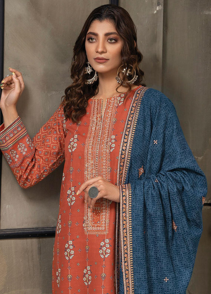 Lakhany Embroidered Khaddar Suits Unstitched 3 Piece LSM21WU-2 WKE-7017 - Winter Collection