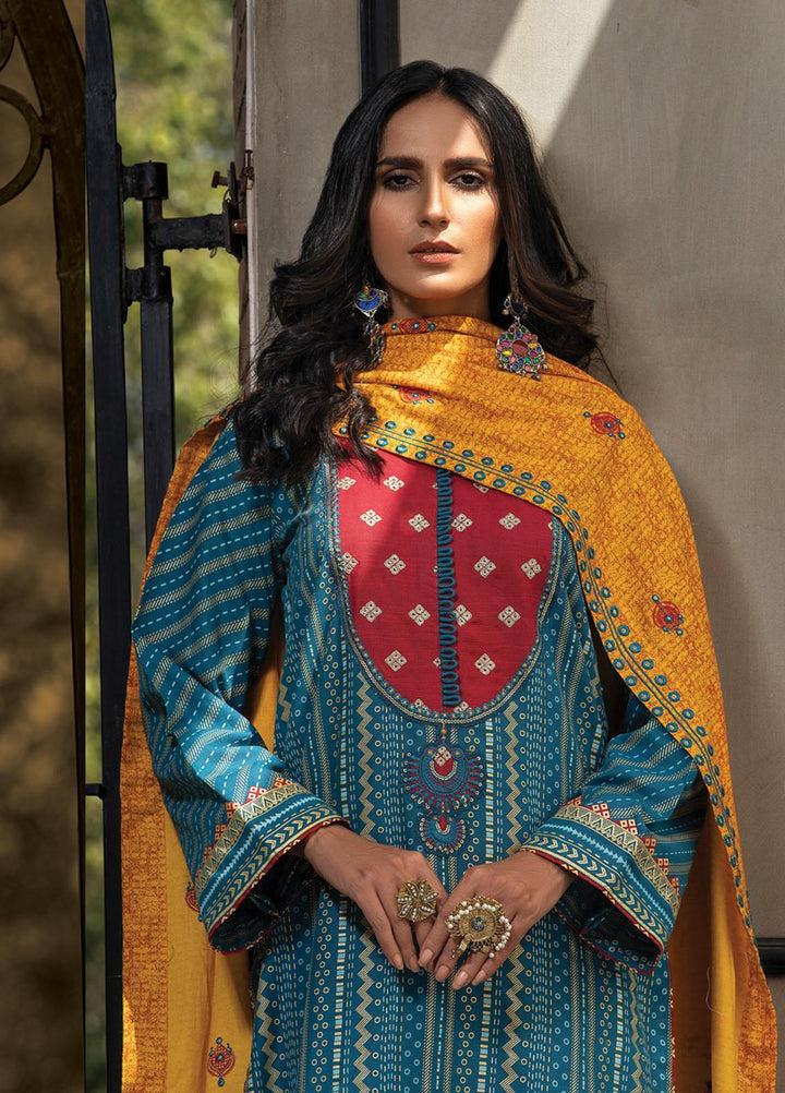 Lakhany Embroidered Khaddar Suits Unstitched 3 Piece LSM21WU-2 WKE-7018 - Winter Collection
