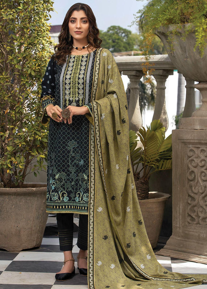 Lakhany Embroidered Khaddar Suits Unstitched 3 Piece LSM21WU-2 WKE-7019 - Winter Collection