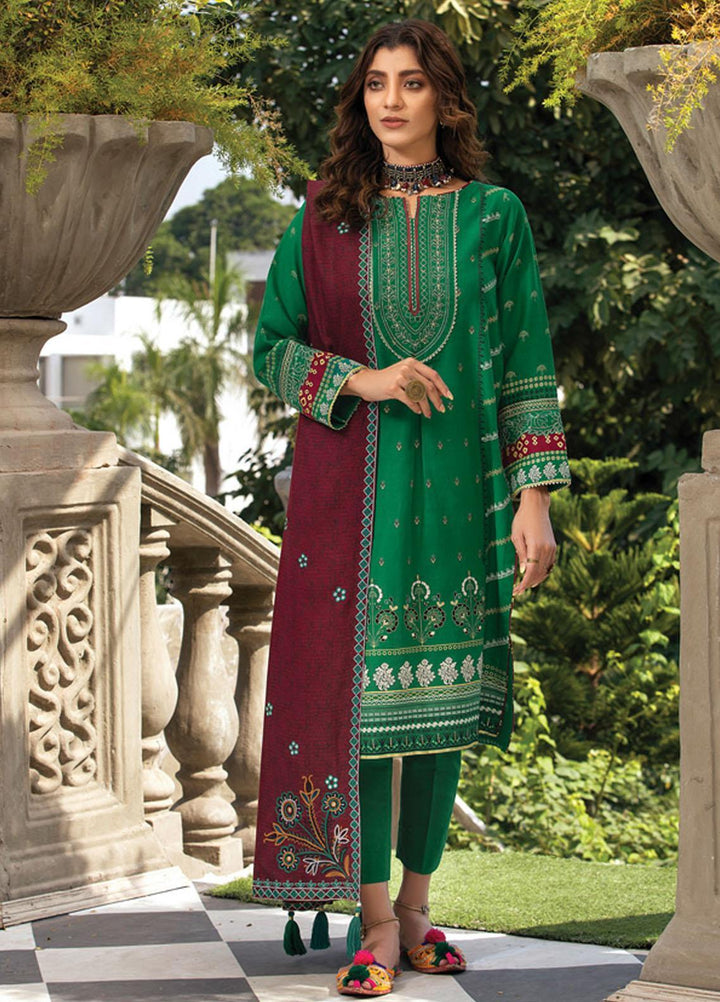 Lakhany Embroidered Khaddar Suits Unstitched 3 Piece LSM21WU-2 WKE-7020 - Winter Collection