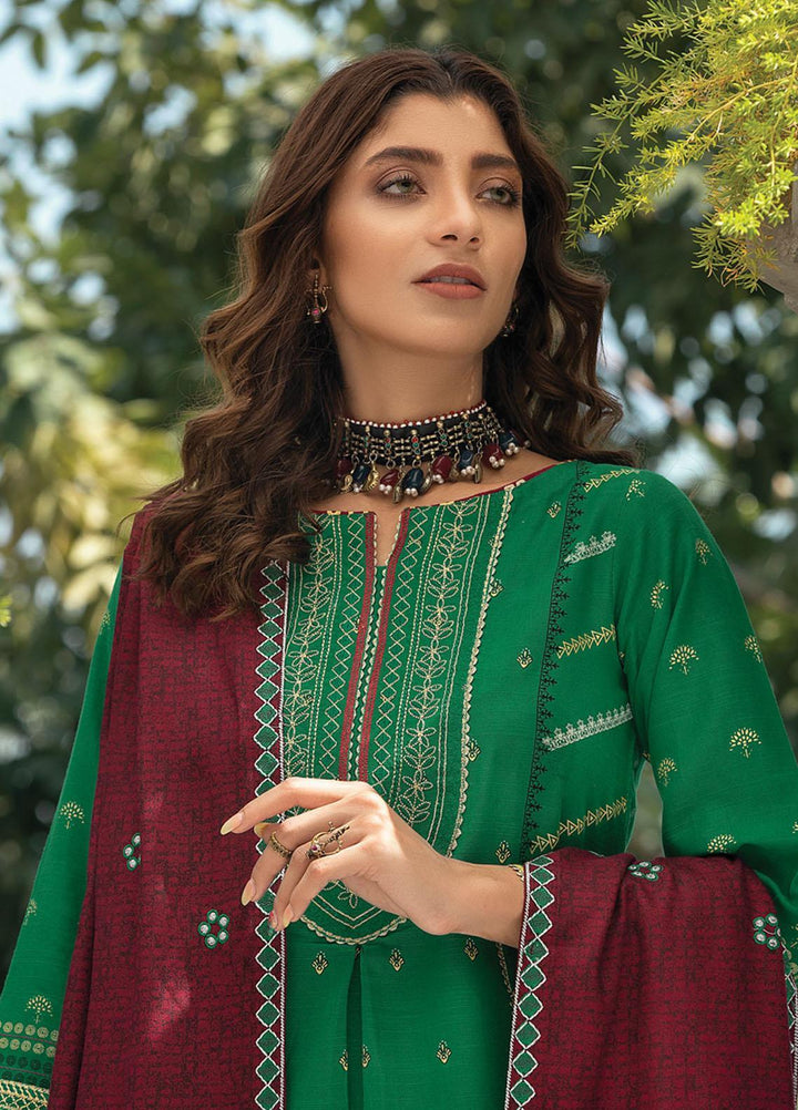 Lakhany Embroidered Khaddar Suits Unstitched 3 Piece LSM21WU-2 WKE-7020 - Winter Collection