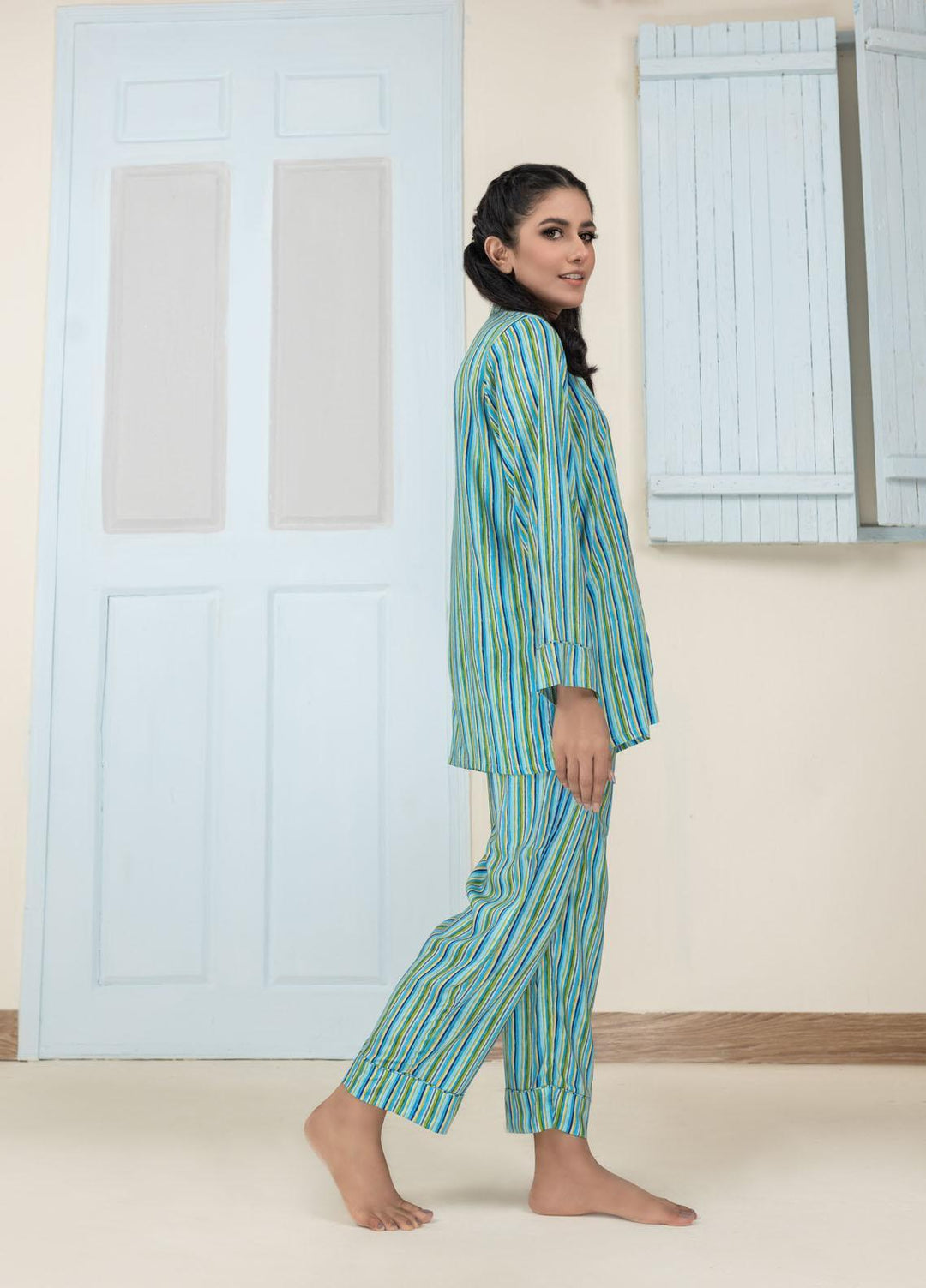 Lakhany Night Wear Cool Max Polyester 2 Piece Dress LSM21WNW LSM-2549