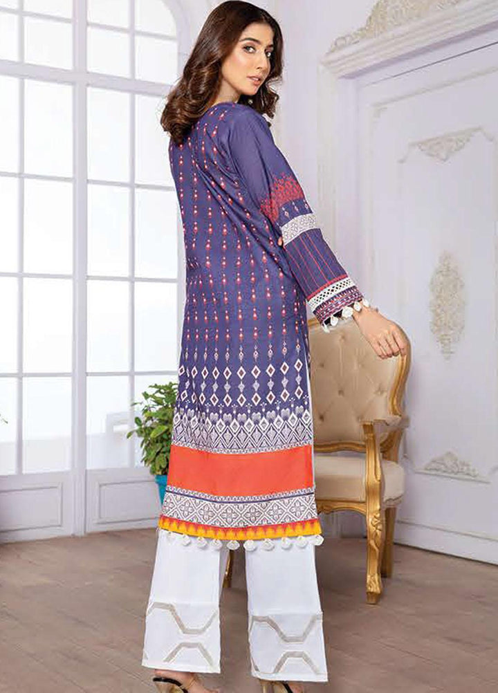 LALA Textiles Printed Lawn  Unstitched Kurties LT22DK ABASHA LA-0027 - Summer Collection
