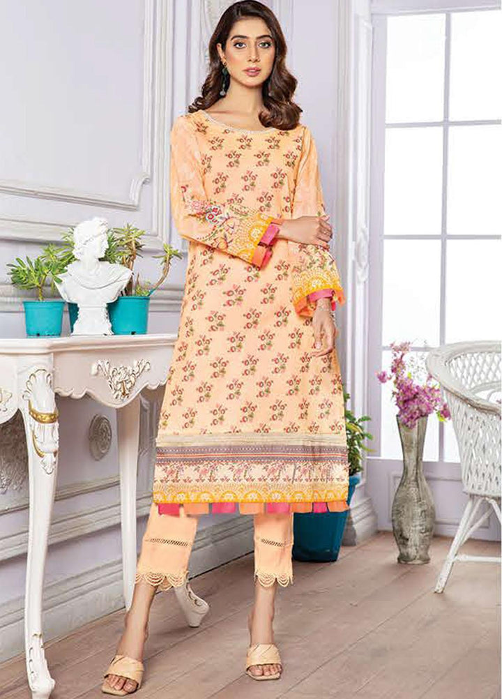LALA Textiles Printed Lawn  Unstitched Kurties LT22DK FARO LA-0023 - Summer Collection