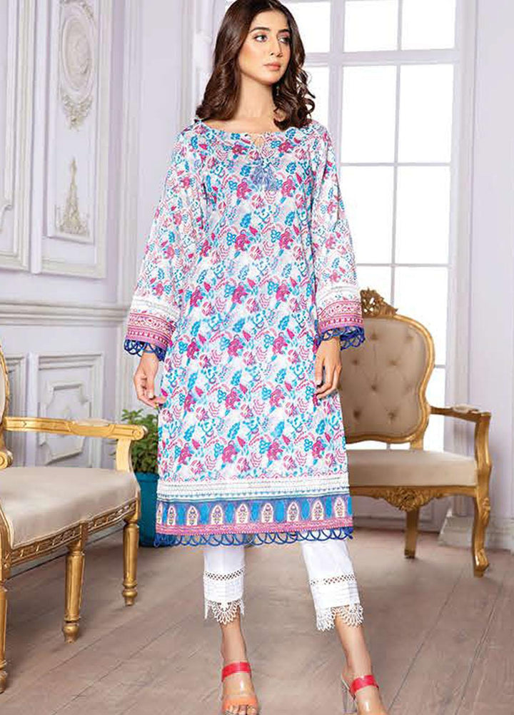 LALA Textiles Printed Lawn  Unstitched Kurties LT22DK GIZA LA-0025 - Summer Collection