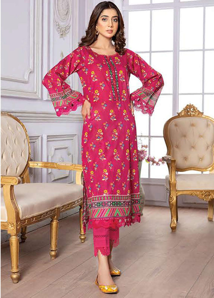 LALA Textiles Printed Lawn  Unstitched Kurties LT22DK LOWA LA-0021 - Summer Collection