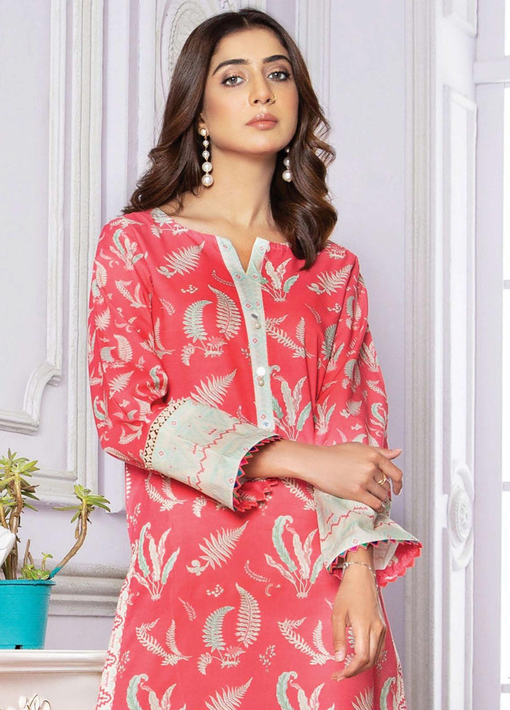 LALA Textiles Printed Lawn  Unstitched Kurties LT22DK ROQUE LA-0029 - Summer Collection