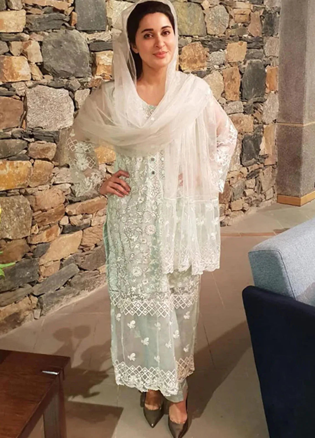 Lallaria By Noorma Kaamal Embroidered Net Suit Unstitched 3 Piece NK24LC NK-CC-02 - Formal Collection