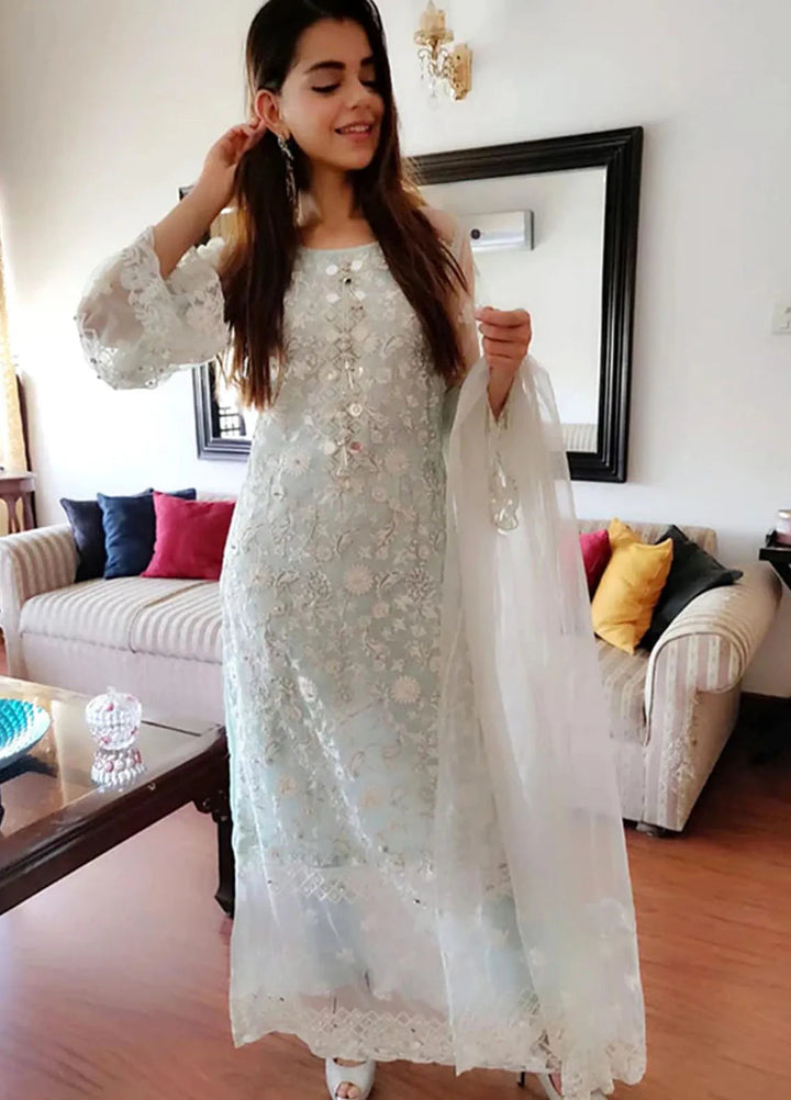 Lallaria By Noorma Kaamal Embroidered Net Suit Unstitched 3 Piece NK24LC NK-CC-02 - Formal Collection