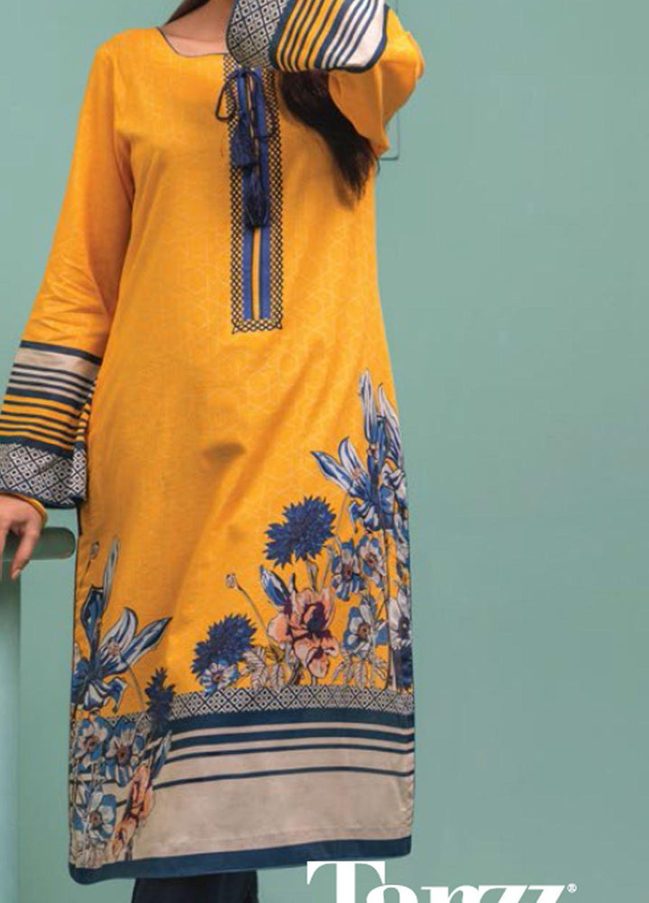 Lamha by Tarzz Printed Lawn  Unstitched Kurties TZ21L SS-1-03 - Spring / Summer Collection
