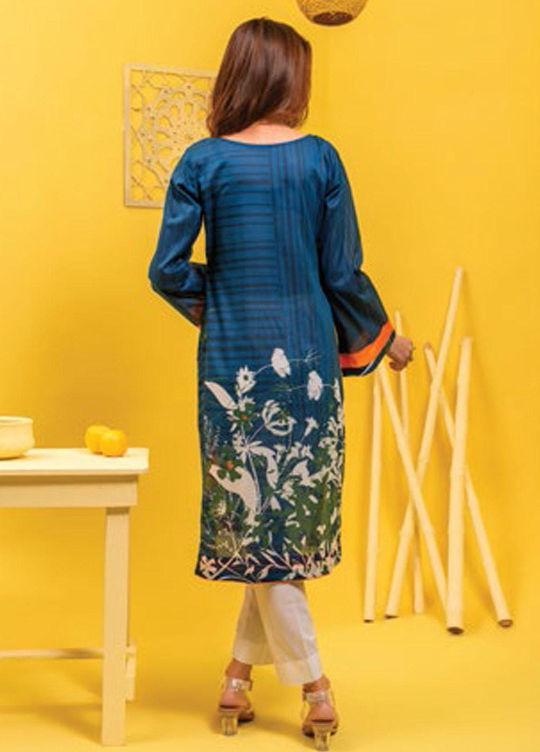 Lamha by Tarzz Printed Lawn  Unstitched Kurties TZ21L SS-1-06 - Spring / Summer Collection