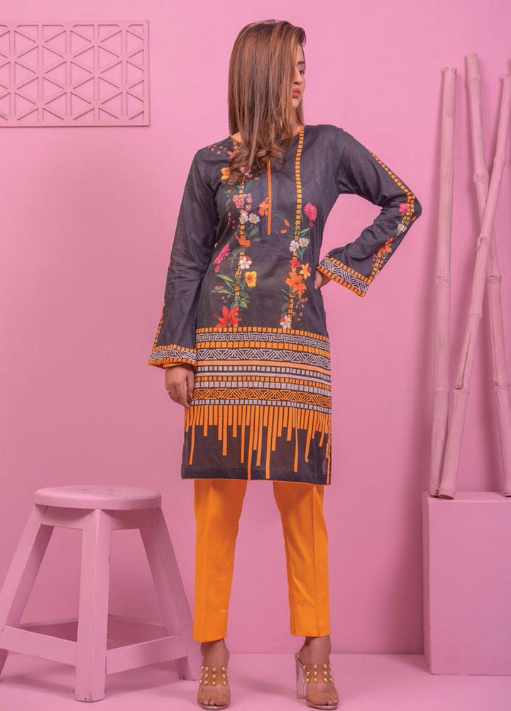 Lamha by Tarzz Printed Lawn  Unstitched Kurties TZ21L SS-1-08 - Spring / Summer Collection