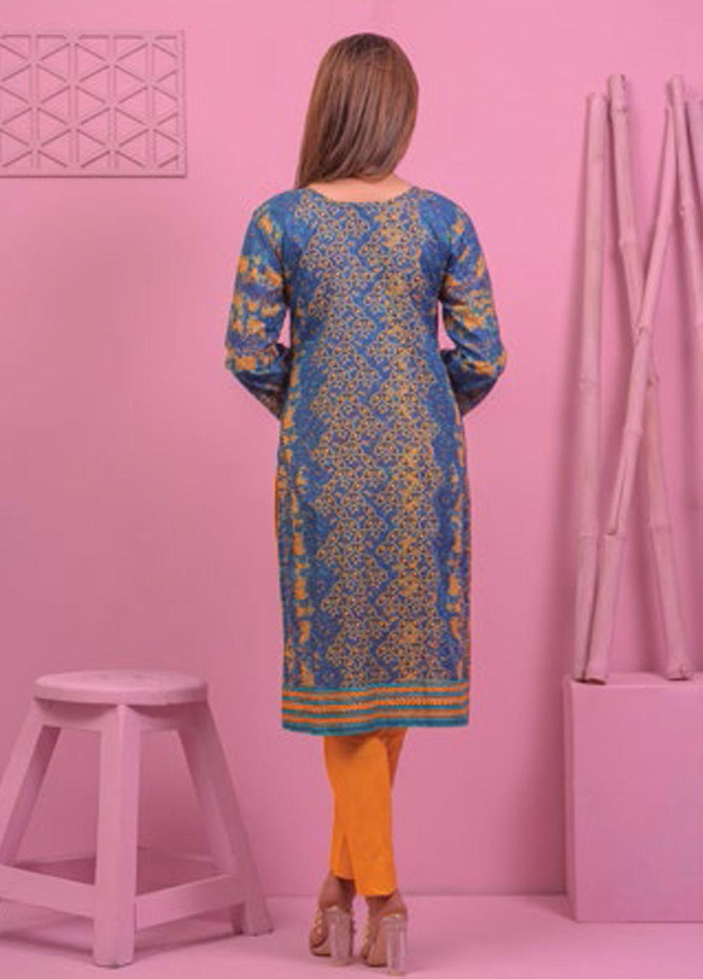 Lamha by Tarzz Printed Lawn  Unstitched Kurties TZ21L SS-1-12 - Spring / Summer Collection