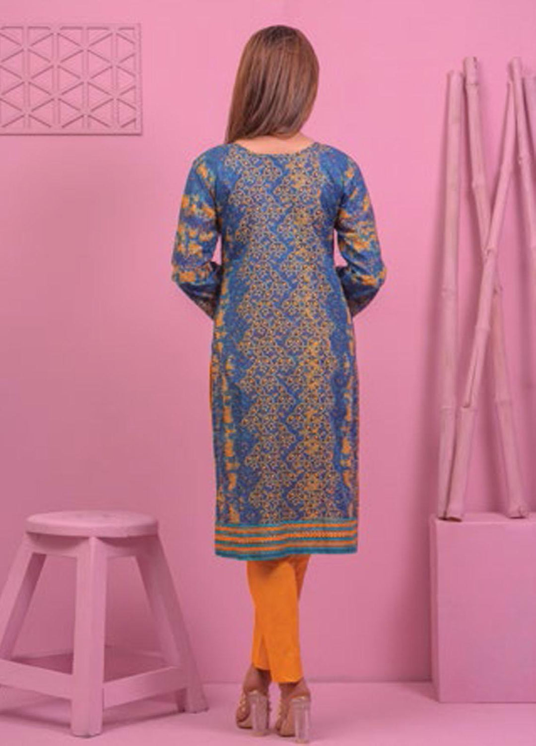 Lamha by Tarzz Printed Lawn  Unstitched Kurties TZ21L SS-1-12 - Spring / Summer Collection