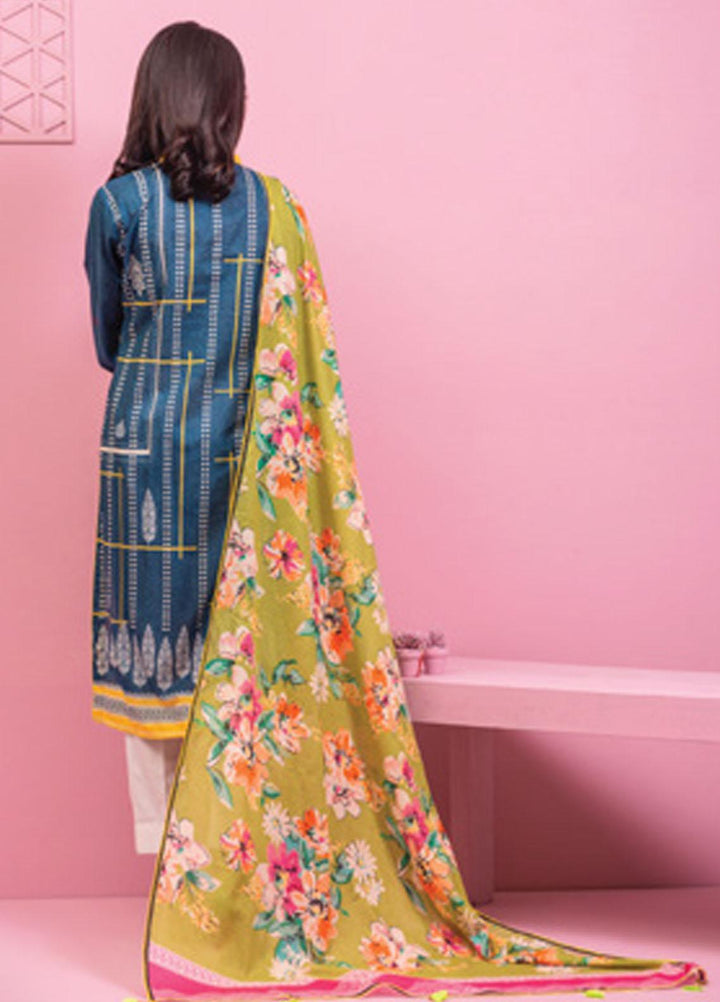 Lamha by Tarzz Printed Lawn Suits Unstitched 2 Piece TZ21L SS-2-06 - Spring / Summer Collection