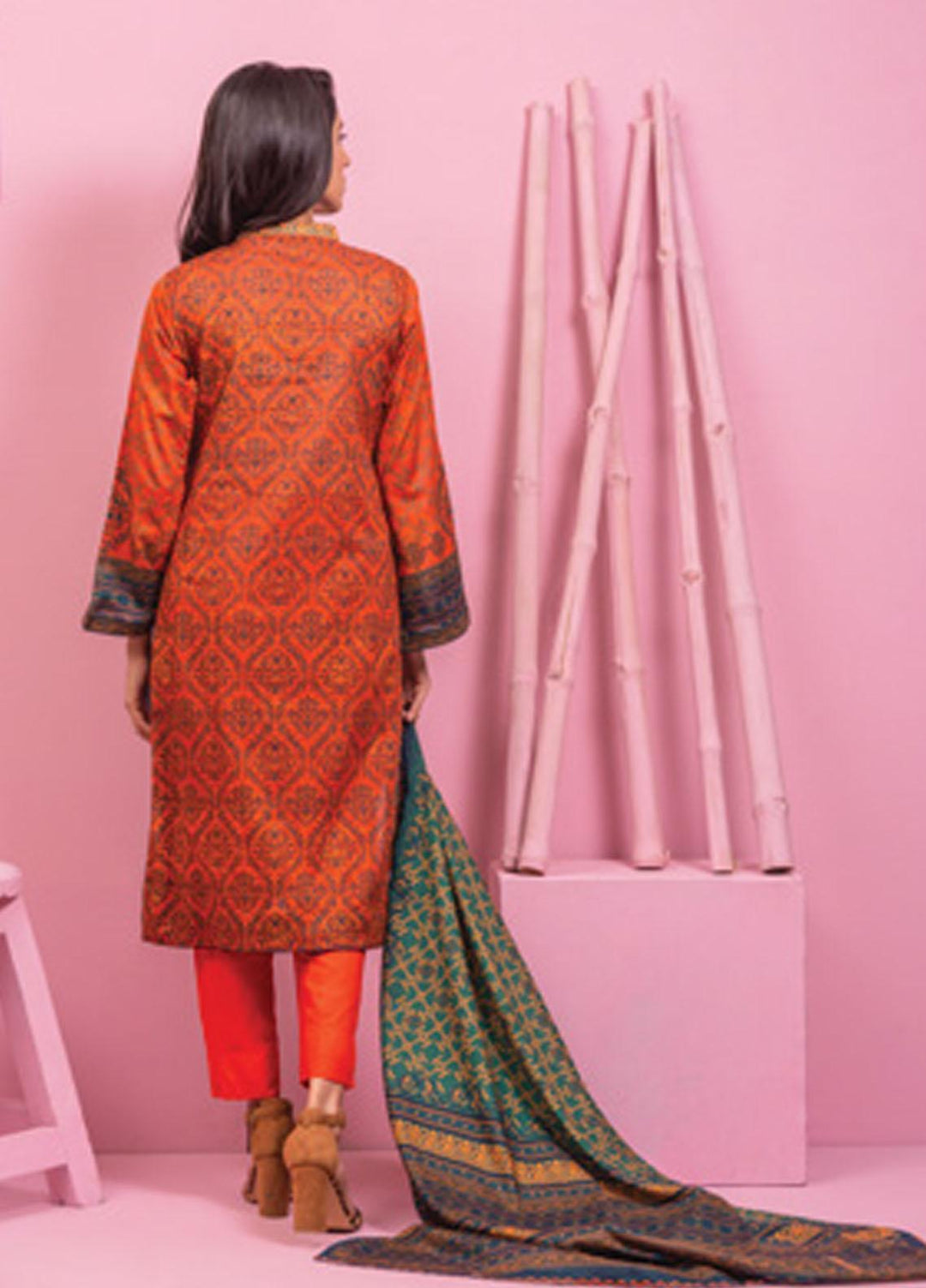Lamha by Tarzz Printed Lawn Suits Unstitched 2 Piece TZ21L SS-2-07 - Spring / Summer Collection