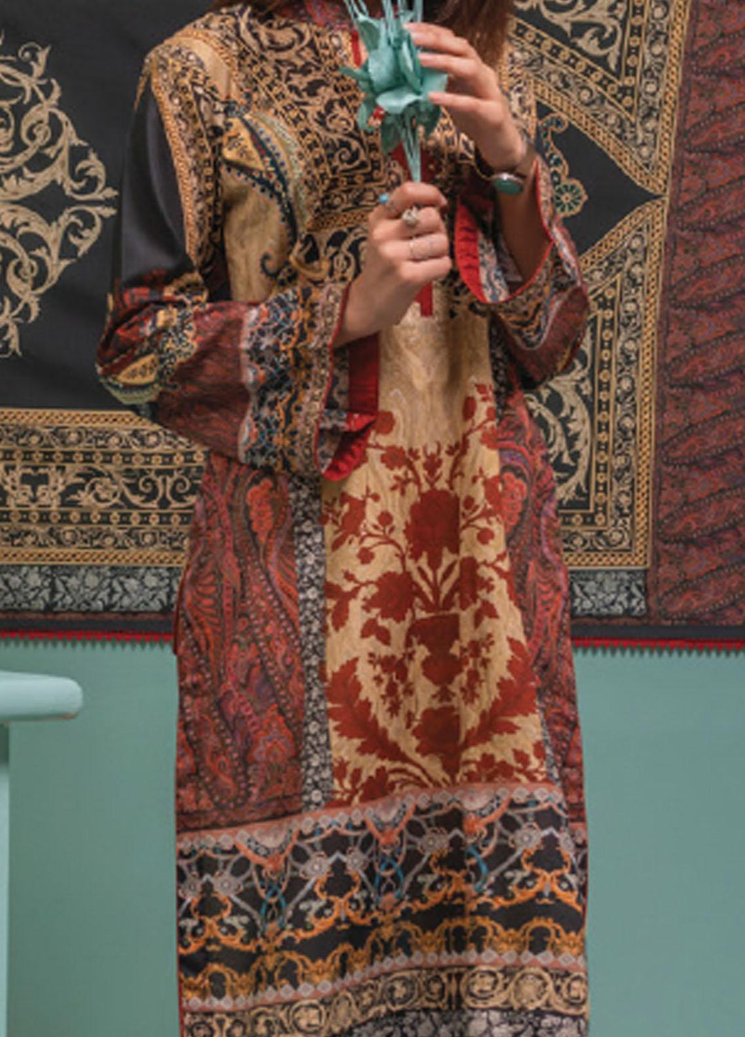 Lamha by Tarzz Printed Lawn Suits Unstitched 2 Piece TZ21L SS-2-11 - Spring / Summer Collection