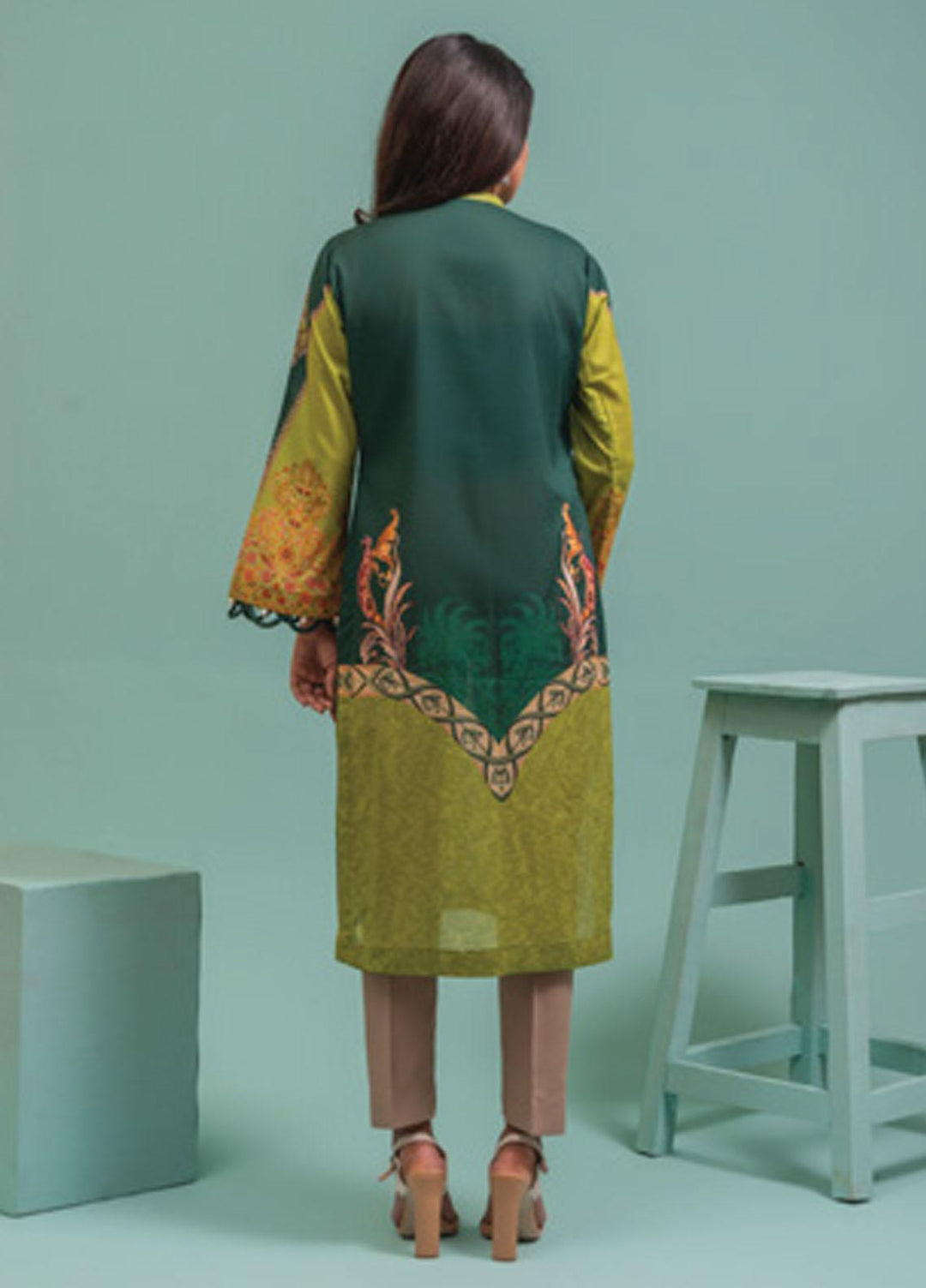 Lamha by Tarzz Printed Lawn Suits Unstitched 3 Piece TZ21L SS-3-08 - Spring / Summer Collection