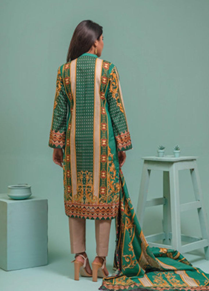 Lamha by Tarzz Printed Lawn Suits Unstitched 3 Piece TZ21L SS-3-10 - Spring / Summer Collection