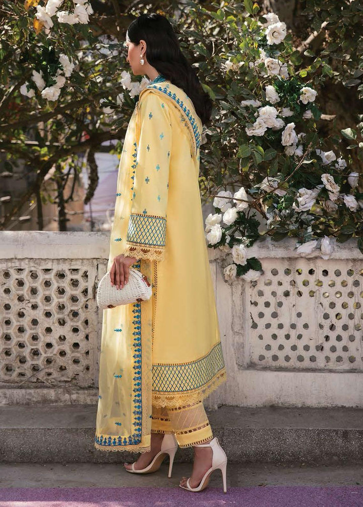 Lamhay By Afrozeh Embroidered Lawn Suits Unstitched 3 Piece AF23L 007 Zephyr - Luxury Collection