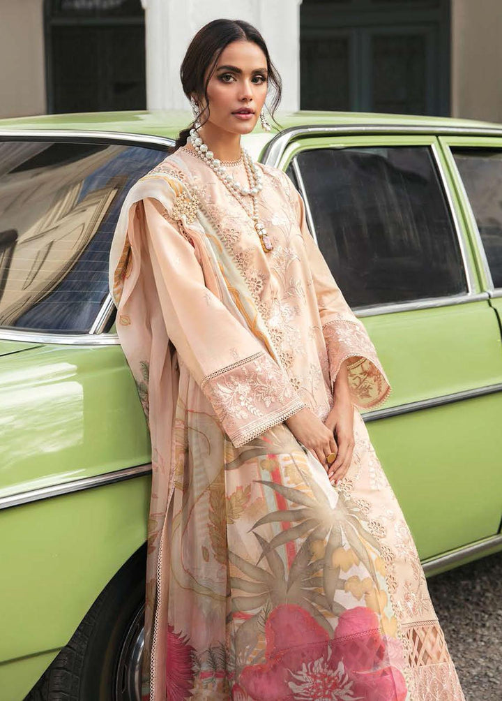 Lamhay By Afrozeh Embroidered Lawn Suits Unstitched 3 Piece AF23L 009 Euphoria - Luxury Collection