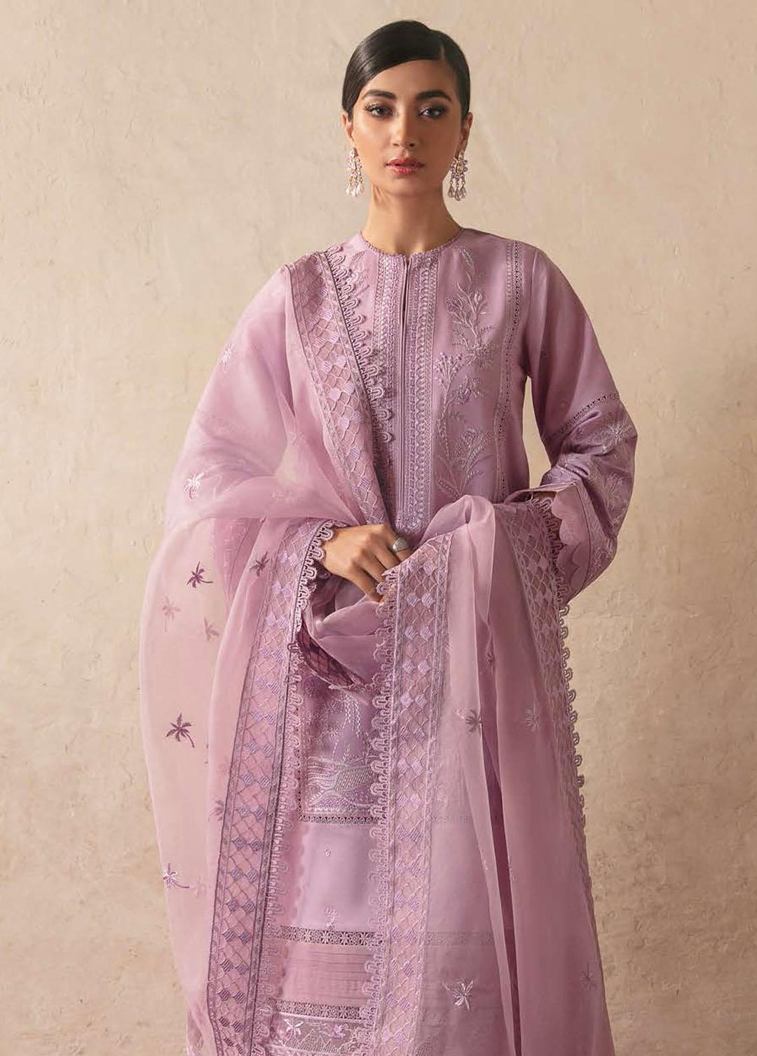 Lamhay By Afrozeh Embroidered Lawn Suits Unstitched 3 Piece AF23L 010 Nova - Luxury Collection