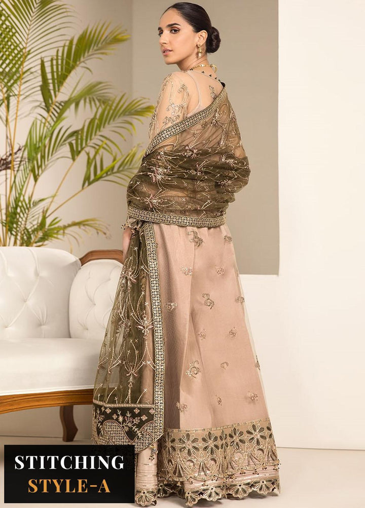 Lamhay By Alizeh Fashion Embroidered Net Suits Unstitched 3 Piece AFB23L Emhal - Festive Collection