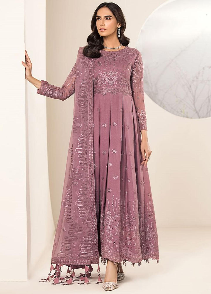 Lamhay By Alizeh Fashion Embroidered Chiffon Suits Unstitched 3 Piece AFB23L Nova - Festive Collection