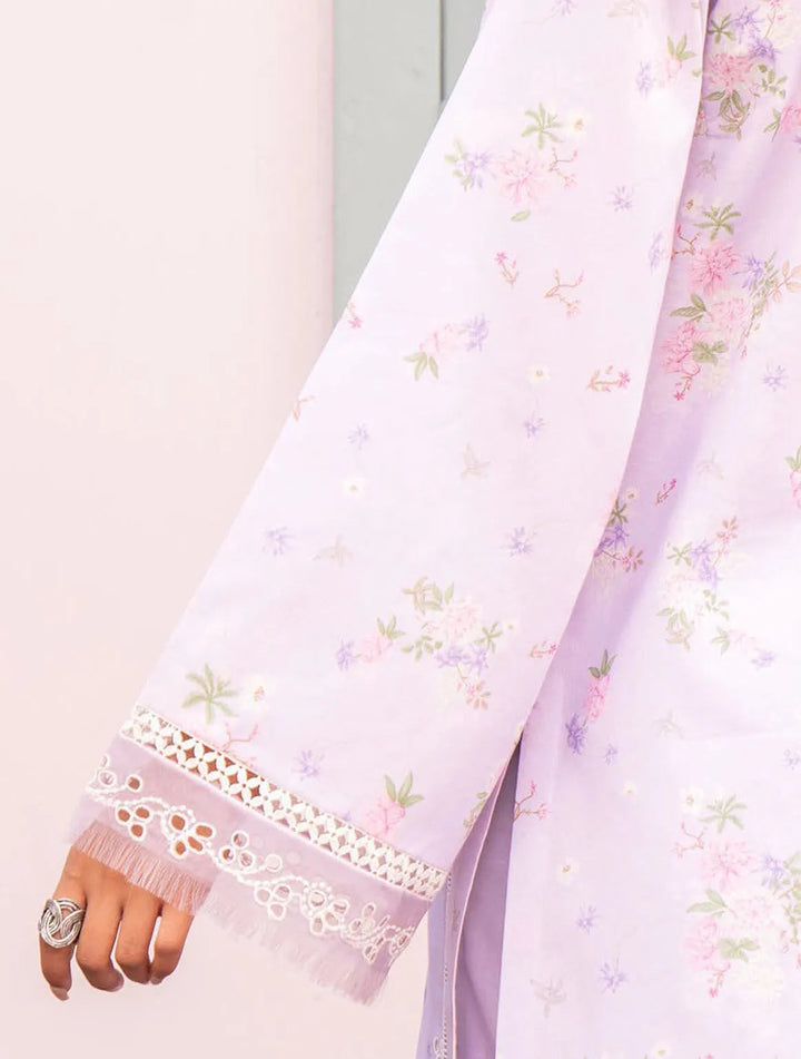 Lamhay By Bin Ilyas Embroidered Lawn Suit Unstitched 3 Piece BI24LL D-103 - Summer Collection